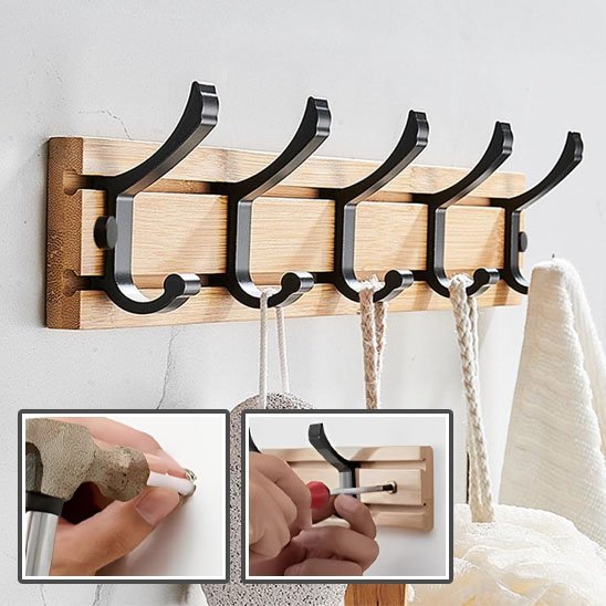 Porte manteau mural | Design Élégant - Rangement Malin