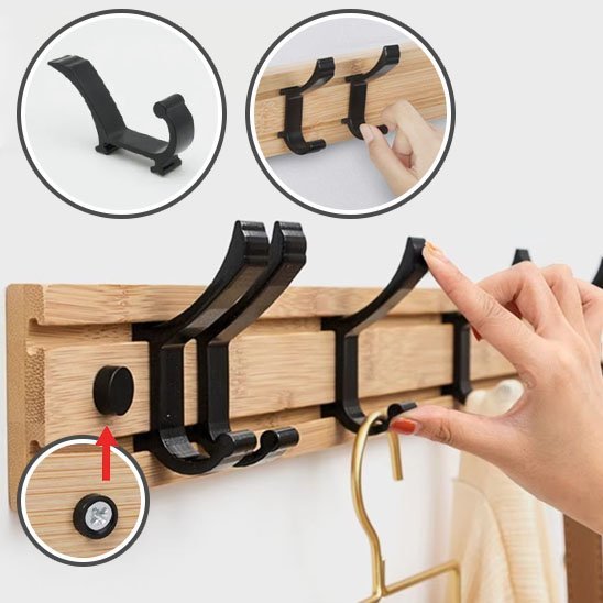 Porte manteau mural | Design Élégant - Rangement Malin