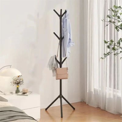 Porte manteau sur pied | Design Élégant - Rangement Malin