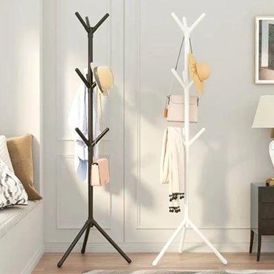 Porte manteau sur pied | Design Élégant - Rangement Malin